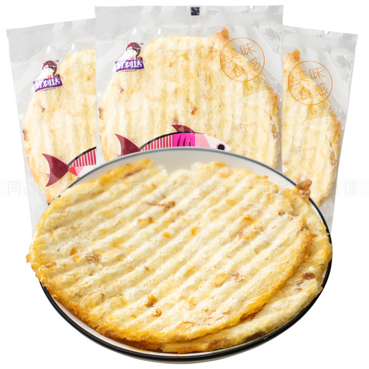 好利达蜜汁烤鱼片香鱼干大连海味零食孕妇散称休闲小鱼干零食散称