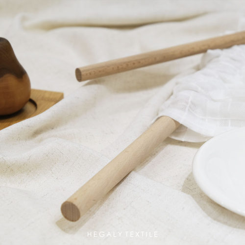 实木杆日式门帘杆民宿风