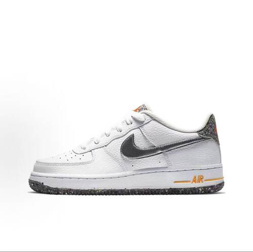 Nike Air Force 1 Crater 皮革 低帮儿童板鞋DB1558-100安次仓