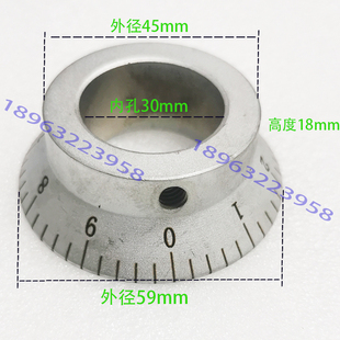 定制铁刻度环360度刻度盘内孔30外径59厚10刻度0-360刻度盘定做