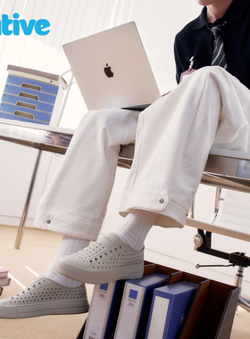 native春夏新品Jefferson hi2.0洞洞鞋凉鞋厚底增高一脚蹬沙滩鞋