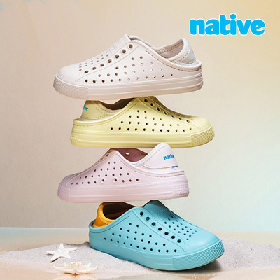 NATIVE夏季超轻儿童洞洞鞋