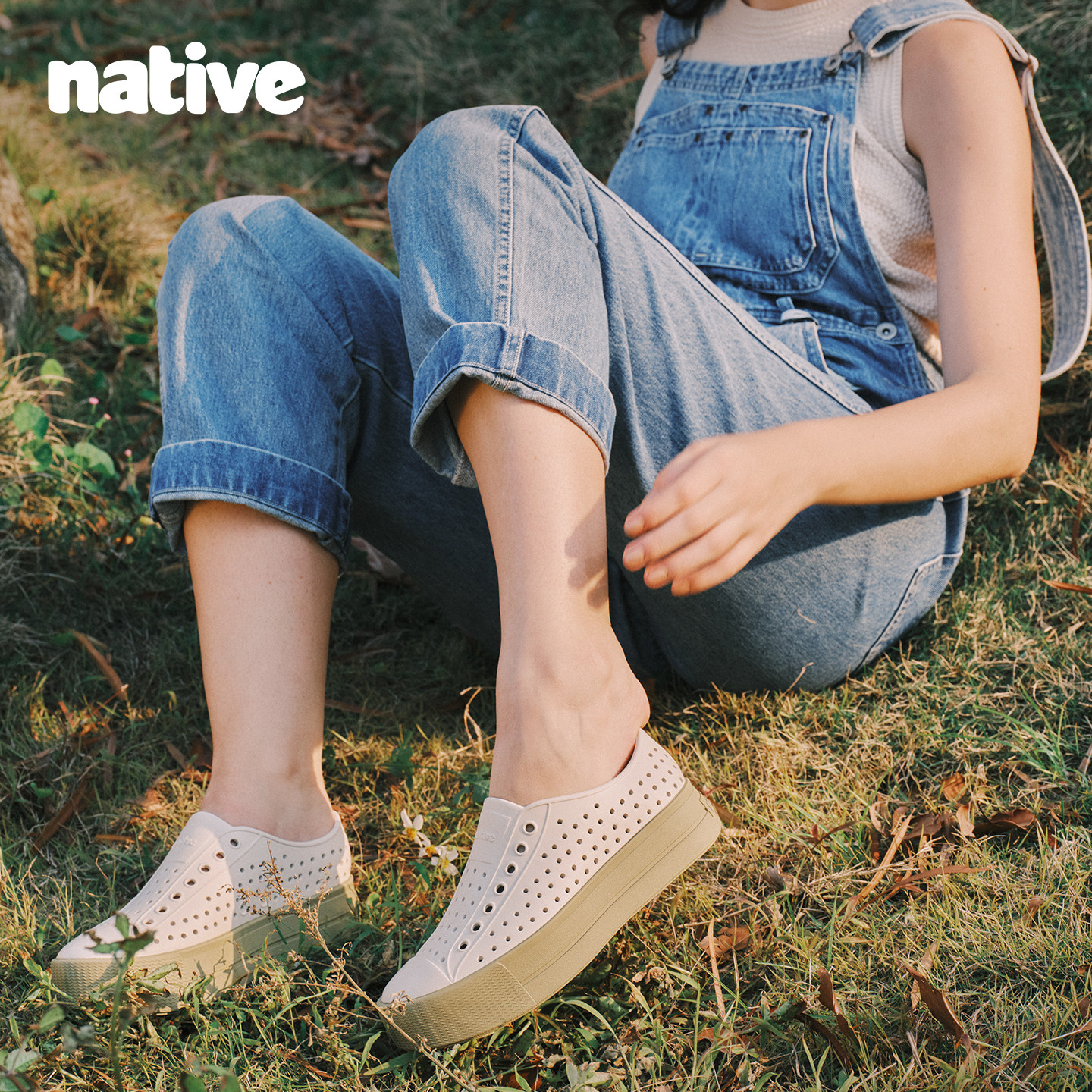 native新品溯溪洞洞鞋女鞋夏季松糕鞋厚底增高凉鞋男女同款沙滩鞋