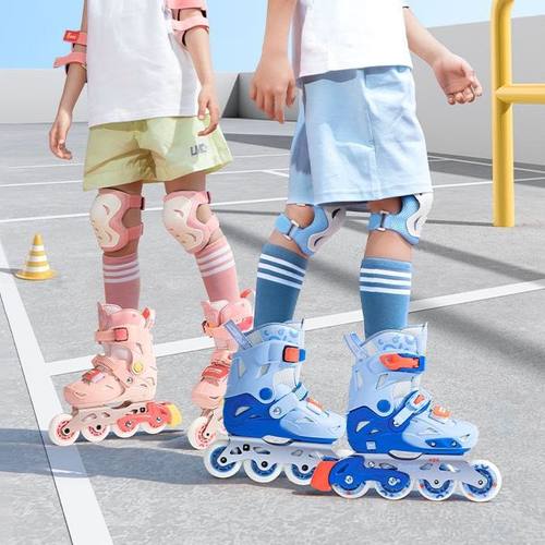 小状元轮滑鞋男女童专业初学者溜冰鞋儿童直排轮中小学体育课适用