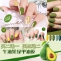 Avocado Green Matcha Green Nail Ba Lan Micro Keo Toe Mùa hè Nail Ink Green Nail Ba Lan Keo kéo dài Nhanh khô miễn phí rang - Sơn móng tay / Móng tay và móng chân màu sơn móng tay đẹp 2021