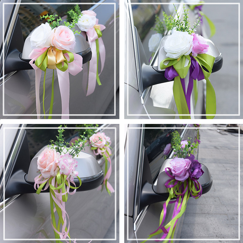 个性diy婚车装饰用品结婚花车布置门把手后视镜拉花婚车车身花结在类目 鲜花速递/花卉仿真/绿植园艺, 婚礼鲜花布置, 婚车鲜花中 - 来自Buy2taobao.com提供专业的淘宝代购服务