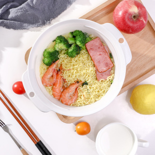 宿舍学生饭盒 日本进口泡面碗微波炉专用煮面汤碗家用饭菜加热日式