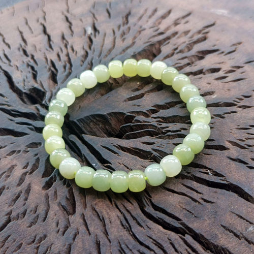 暮流云纯天然新疆和田玉多色渐变精美老型珠多宝手串编织精美手链