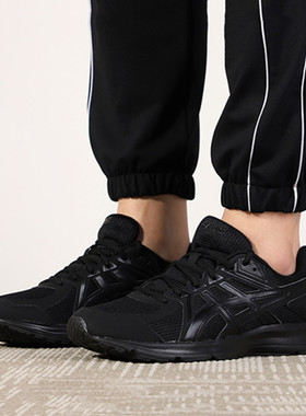 Asics亚瑟士JOG 100 2黑武士男女休闲百搭运动跑步鞋1011C089-001