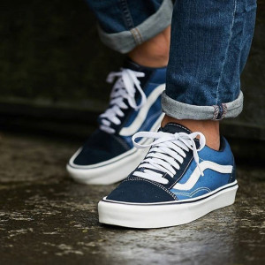 VANS OLD SKOOL海军蓝经典多色低帮男女休闲帆布板鞋 VN000D3HNVY