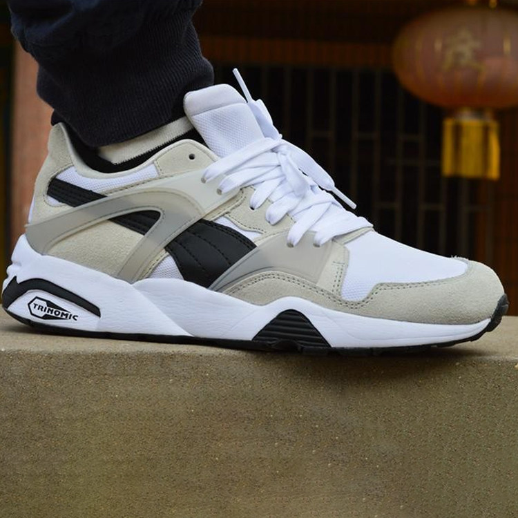 PUMA 彪马Trinomic Blaze 网面透气小白鞋蜂窝减震休闲运动跑步鞋 - 实物图