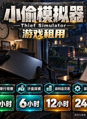 steam游戏 小偷模拟器 账号出租 一人一号 账密直登