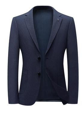 男高端轻薄服上衣新款春秋男160866装士务休闲西商装外套西免烫抗