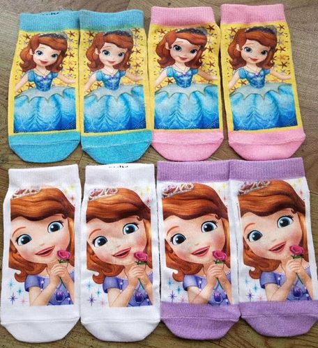 外贸出口女童公主袜短袜船袜夏季