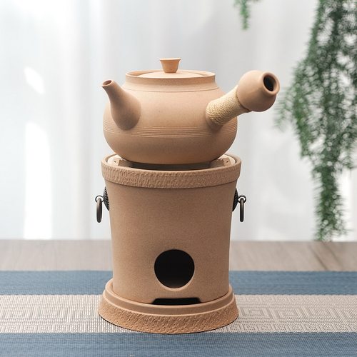 潮州功夫茶炉直身炭炉煮茶碳炉砂铫煮水火炉风炉耐火炭炉碳电两用