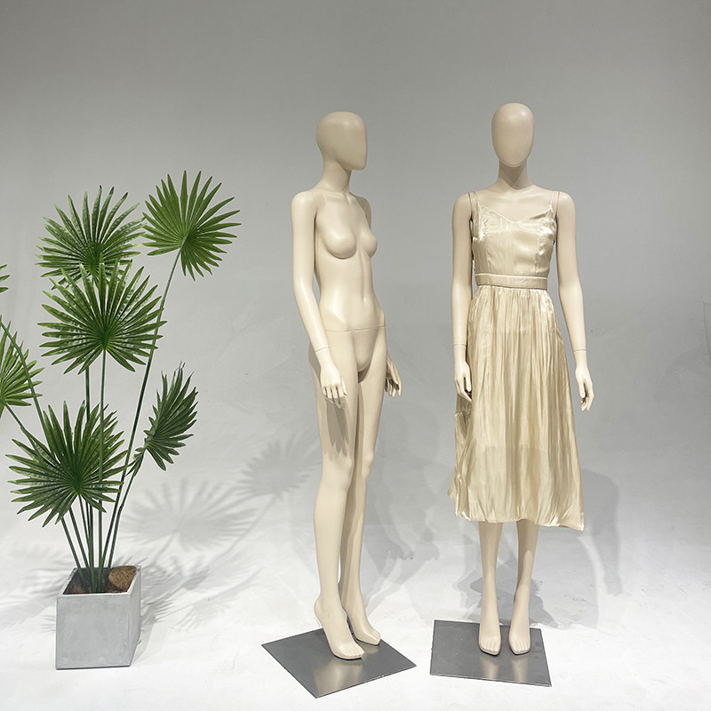 女全身模特道具男女半身文胸内裤假人体橱窗展示架白肤色美体塑身