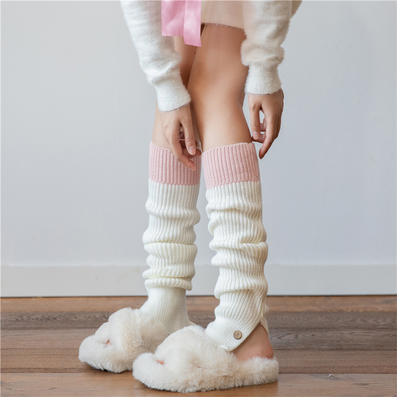 针织袜套秋冬百搭Y2K辣妹小腿袜