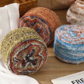 爱尔兰渐变油画马海毛七彩虹线大羊毛圈圈段染毛线团手工编织毛衣