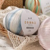 同款 云团渐变羊毛线喷毛纱DIY手工编织毛线钩围巾衣服帽子毯子线