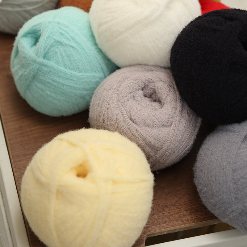 8股100克小糯米毛线手工diy编织围巾云朵绵绵帽子毛衣毯子材料包,服饰配件/皮带/帽子/围巾,毛线,淘宝优惠券,粉丝福利购,淘宝优惠卷