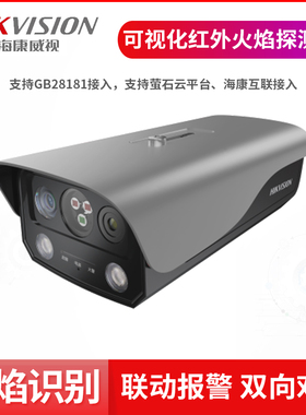 海康威视可视红外火焰探测器NP-V2H-P火焰识别消防相机FVR202-P