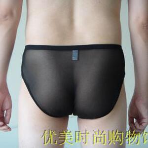 清仓瑕疵内裤三角性感男内裤网纱短裤男士内裤透气舒服低价三角裤