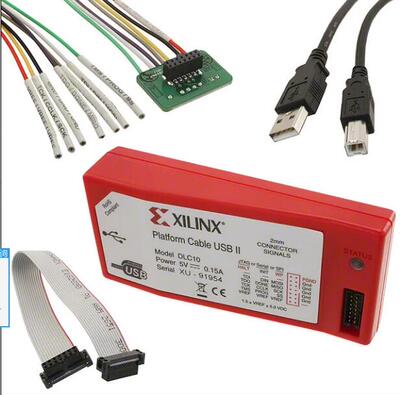 Xilinx FPGA/CPLD仿真编程器 Platform Cable HW-USB-II-G  DLC10