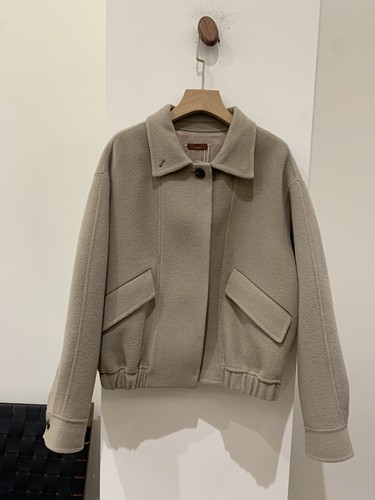 韩国正品现货UTRE女士翻领羊毛大衣夹克外套特惠