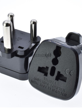 SS-010L大南非黑色大面板安全门插座印尼转换插头中国香港转换插