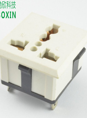 电源输出插座SS-801通用型插座接线插头磷铜环保白色13A250V外贸