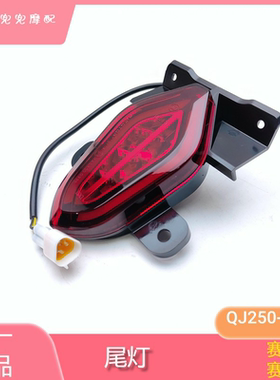 钱江赛250赛150后尾灯QJ250GS-29E/29F后刹车灯后尾灯总成后红灯