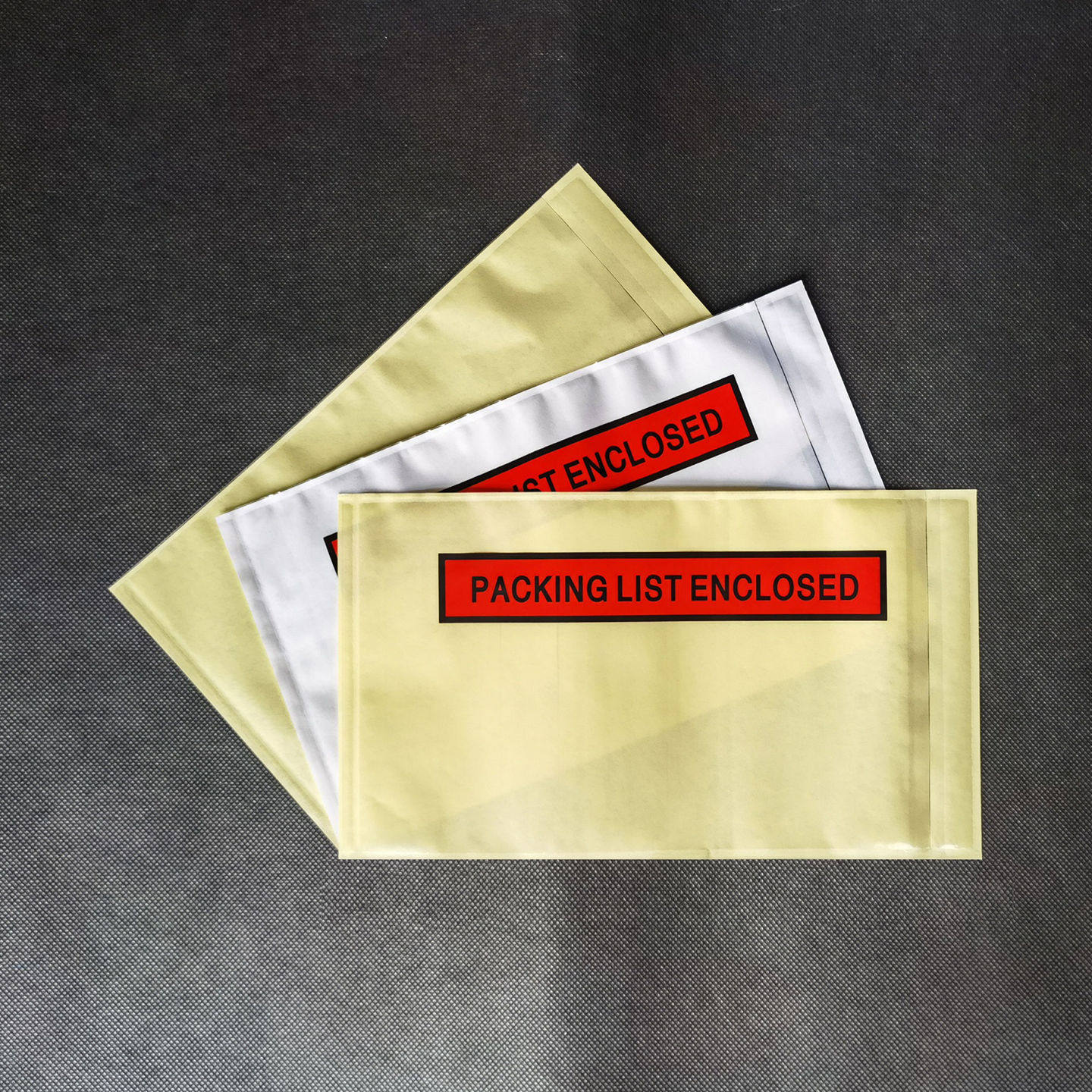 袋之家 背胶袋 255*145mm 唛头袋 回单袋 窗口自粘袋 报关单袋