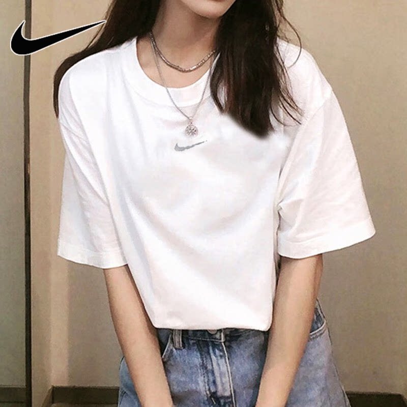 耐克短袖女装2026夏季新款健身训练运动服圆领快干透气休闲T恤衫