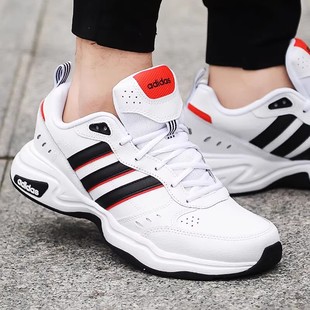 耐磨透气皮面跑步鞋 阿迪达斯运动鞋 STRUTTER老爹鞋 2025冬新款 男鞋