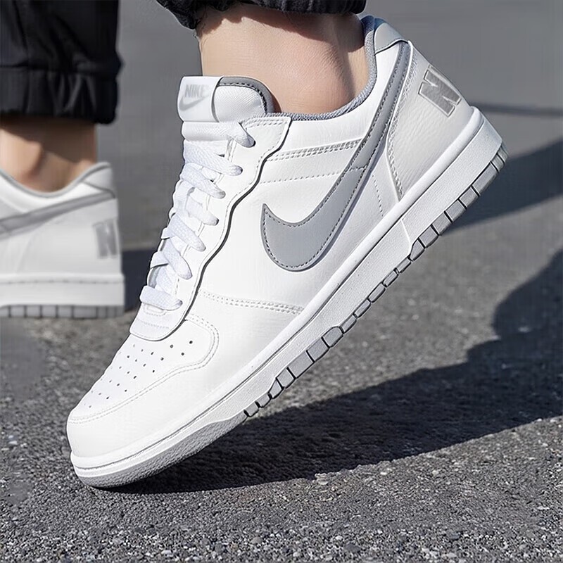 Nike耐克正品男鞋2025冬季新款COURT运动鞋皮面小白鞋透气休闲鞋