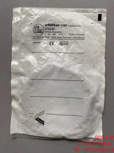 （创坤设备）易福门 接近开关 IT5039 库存货 一个议