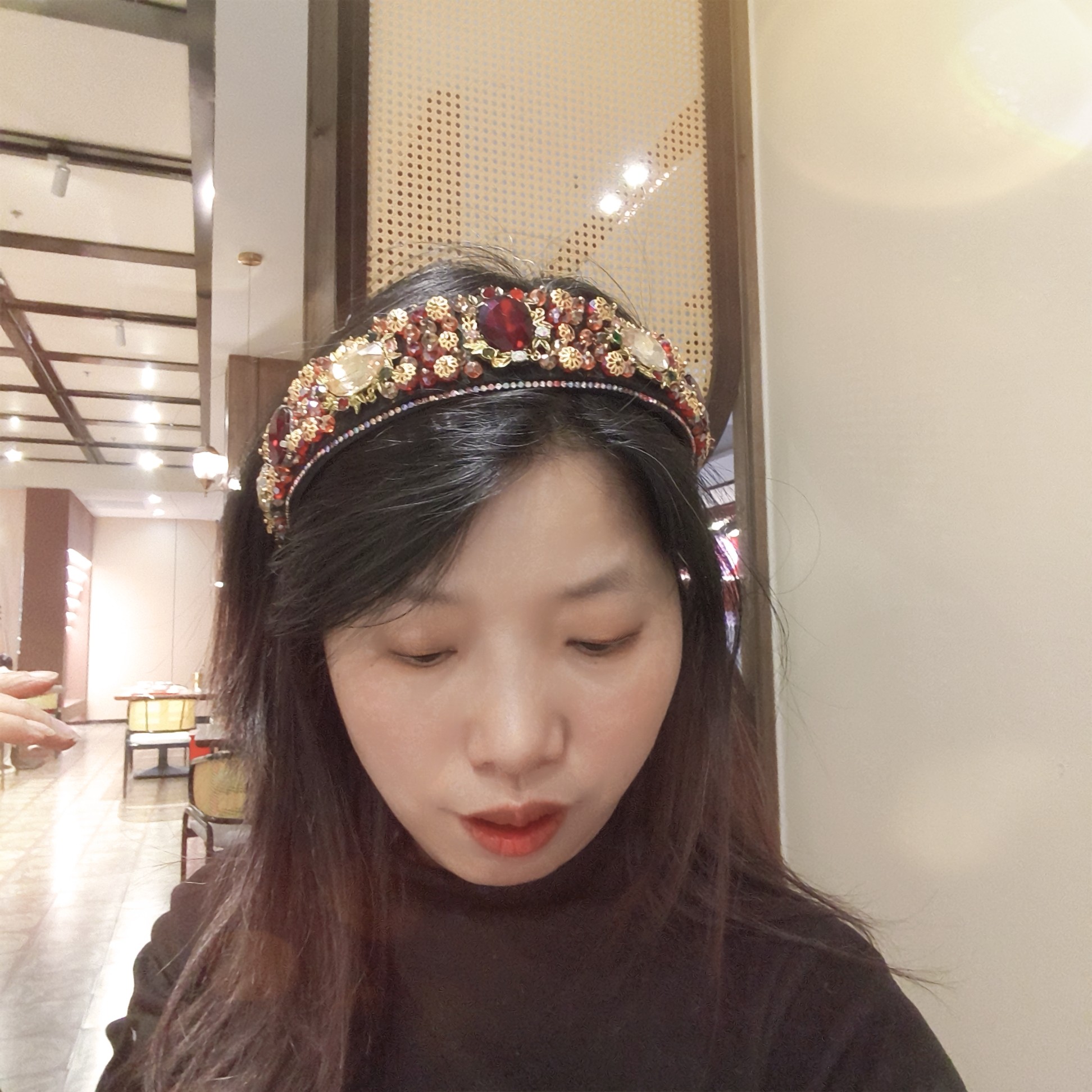2026新款小众高级感水晶发箍