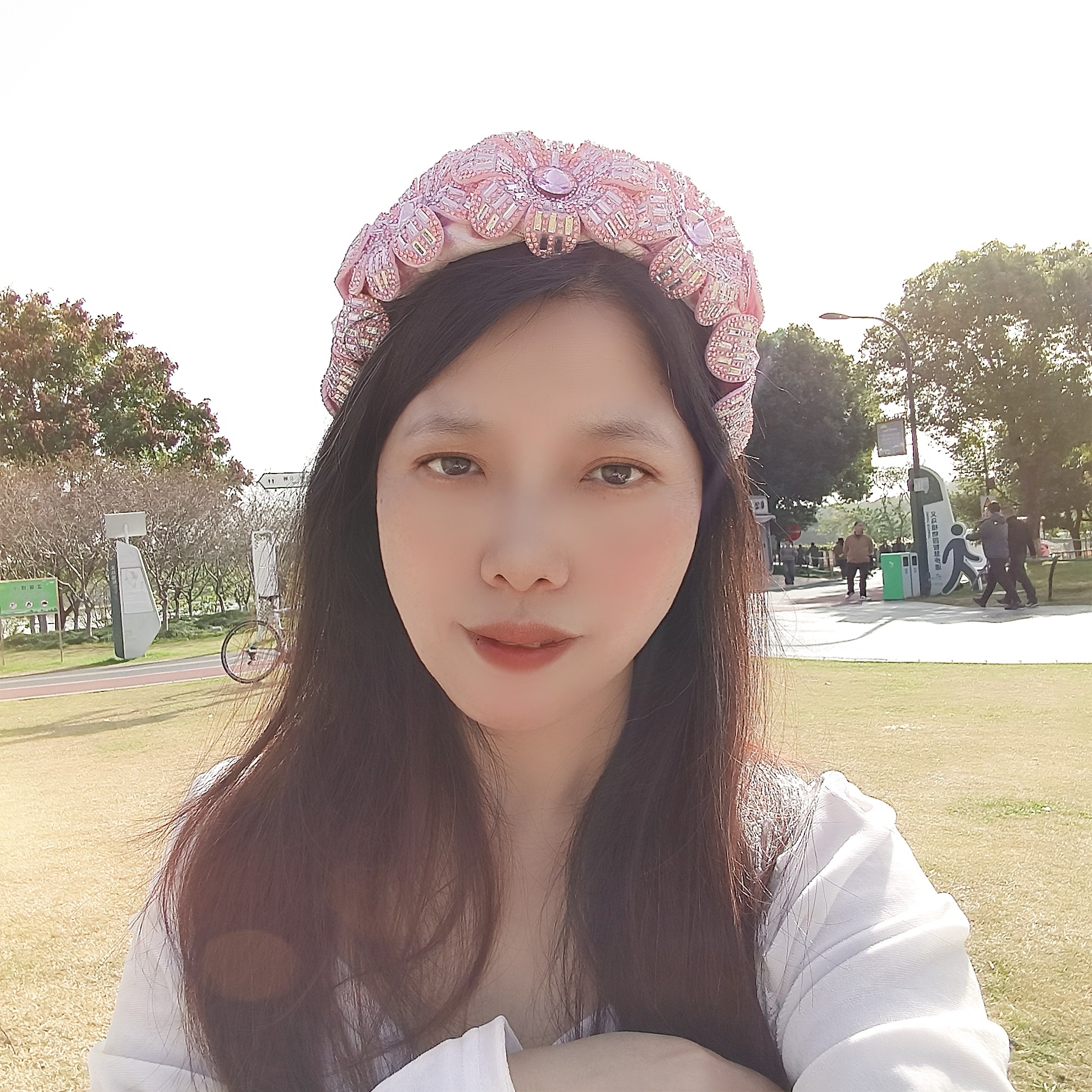 2026新款小众高级感水晶发箍