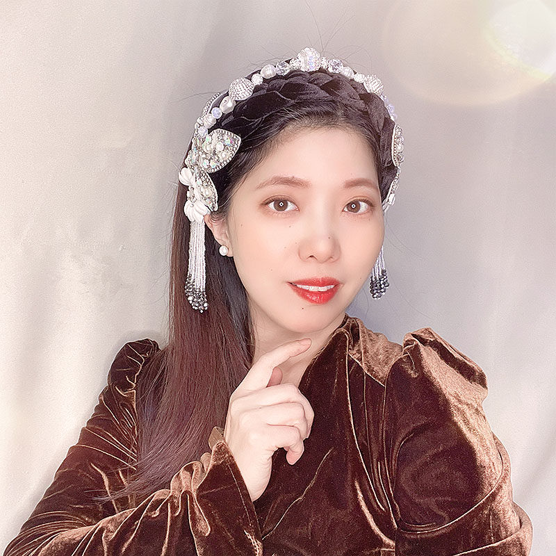 2026新款小众高级感水晶发箍