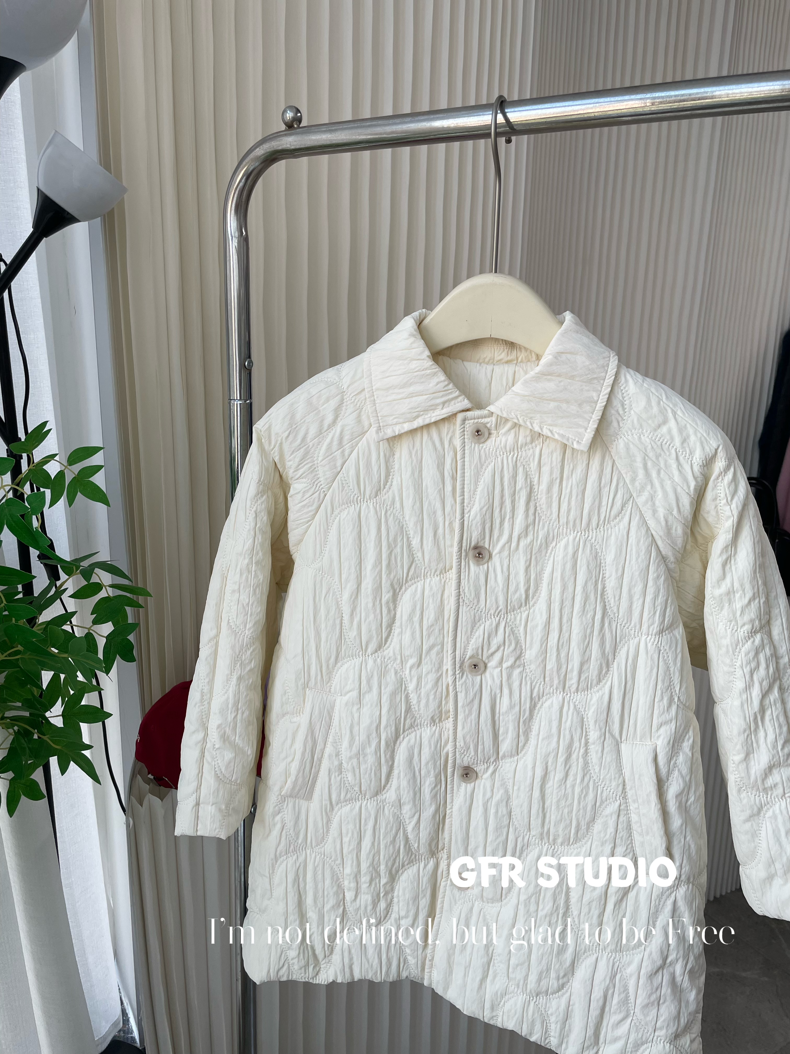 徐姐优选 又野女童中大童设计师款菱格棉衣外套8YA5861028