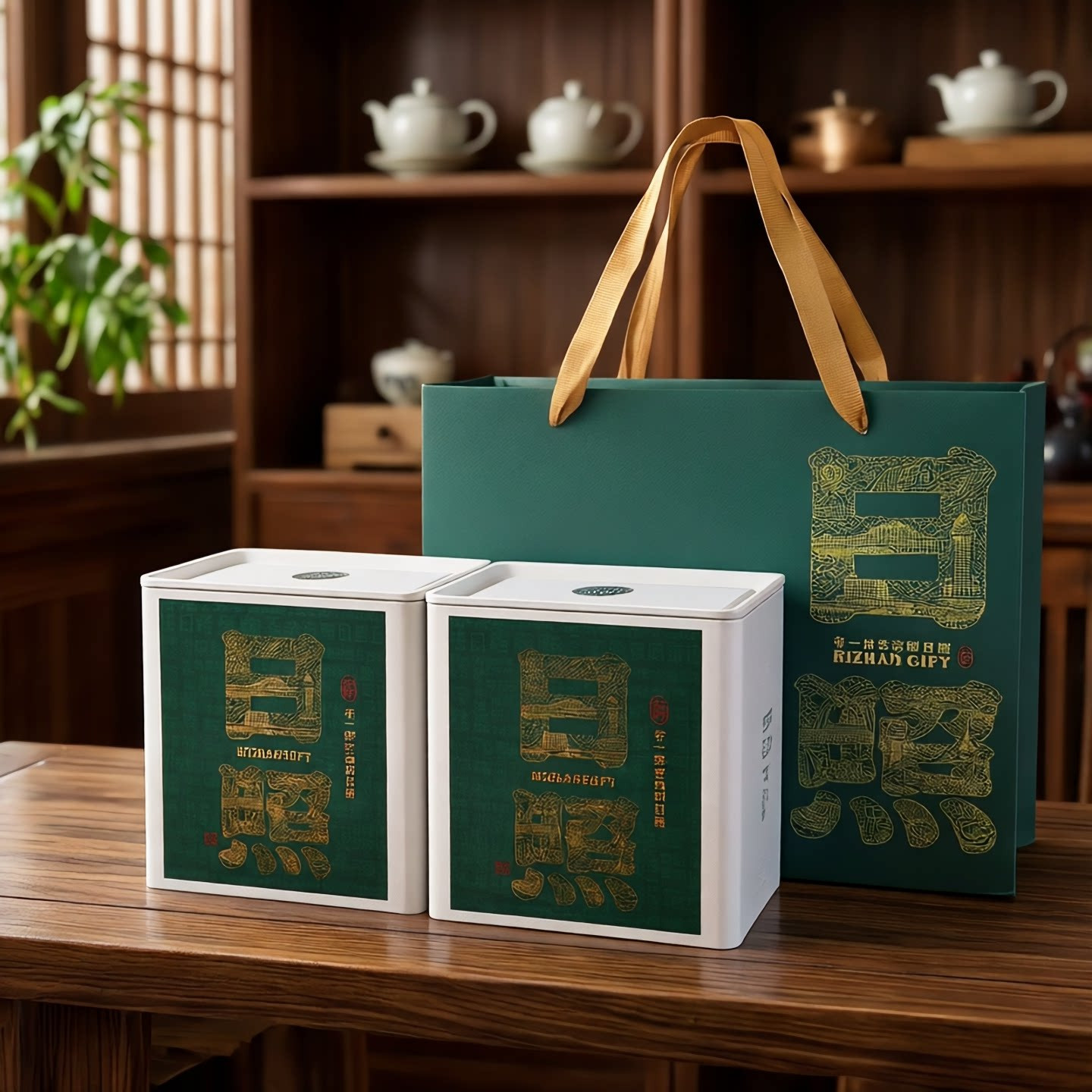山东日照绿茶礼盒装2026新茶叶特产伴手礼浓香型板栗香节日送礼