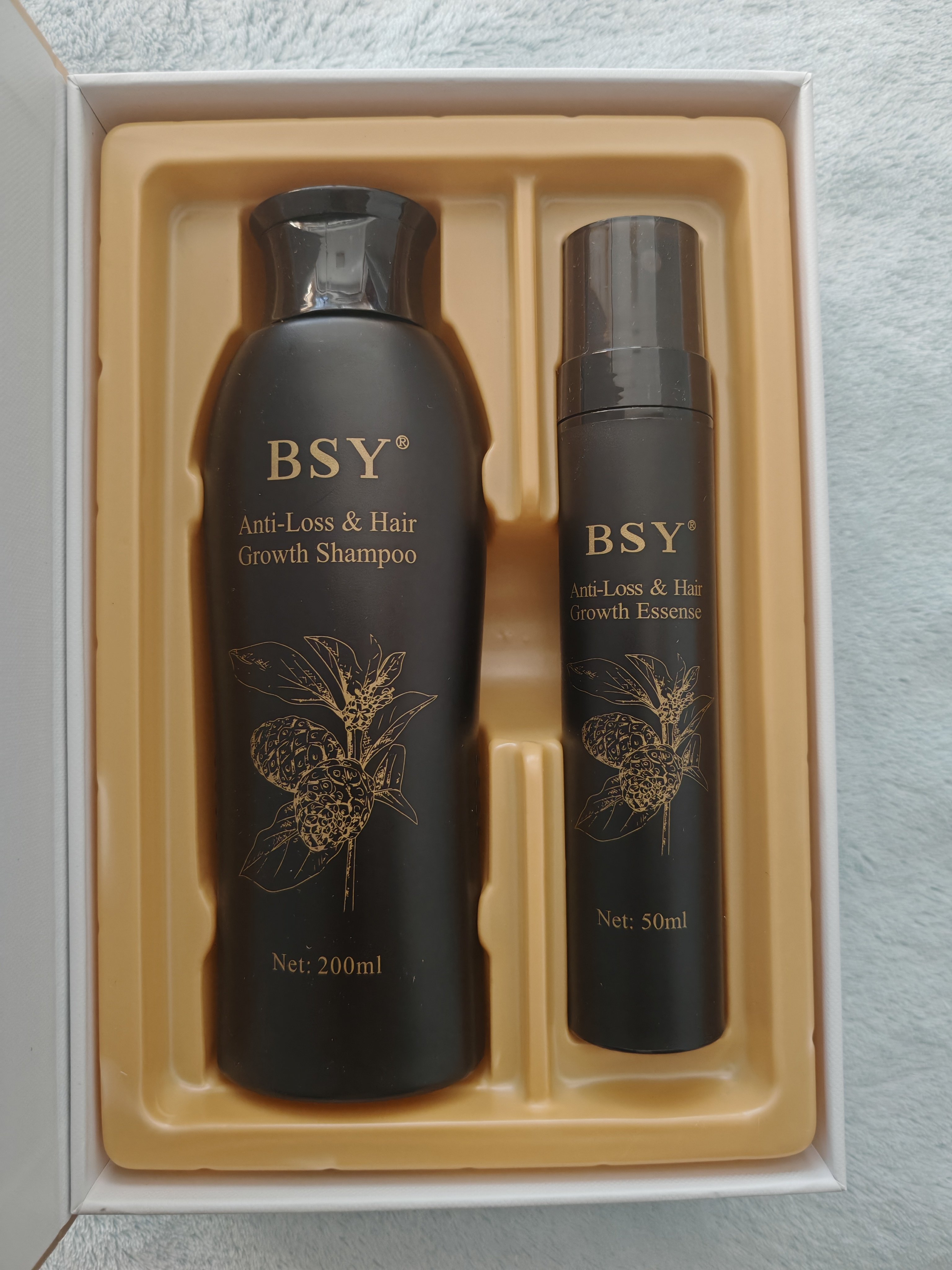 碧水源bsy密发洗发水头发增长精华液2件套盒