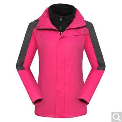 秋冬季可拆卸加绒加厚保暖冲锋衣