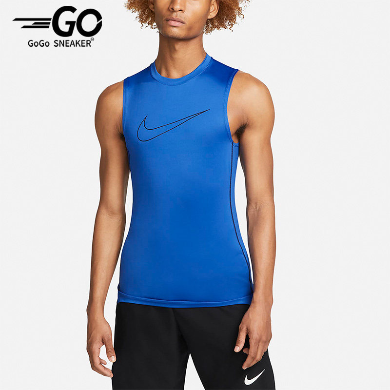 Nike/耐克正品PRO DRI-FIT男子紧身无袖训练背心DD1989-480