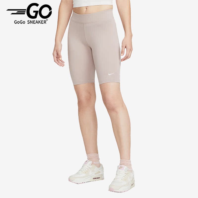 Nike/耐克正品夏季女子单车运动紧身中腰刺绣短裤CZ8527-272