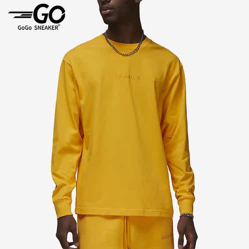 Nike/耐克正品Air Jordan男子刺绣圆领套头长袖T恤FJ0703-739