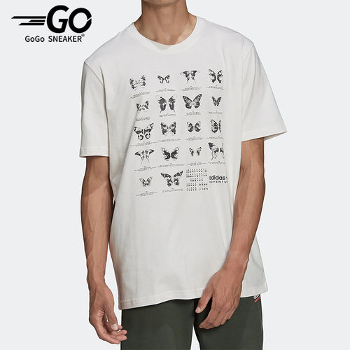 Adidas/阿迪达斯正品三叶草夏季男子运动短袖T恤 HF4801