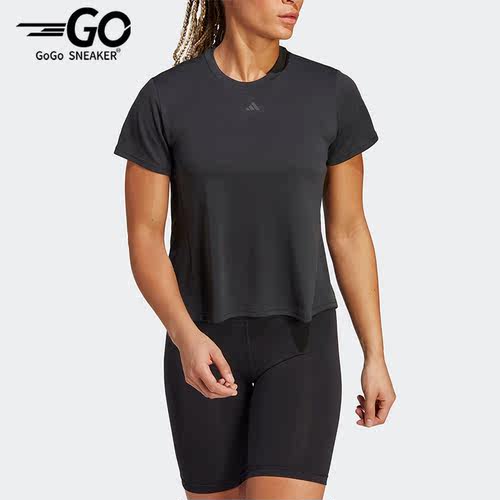 Adidas/阿迪达斯正品HIIT女子训练运动健身短袖圆领T恤II3244