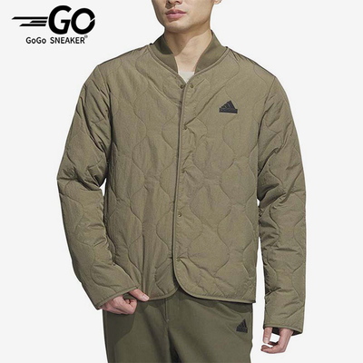 阿迪达斯男士保暖运动休闲棉服
