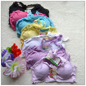 厂家清仓特价 可爱少女内衣学生背心式 纯棉无钢圈